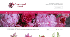 Desktop Screenshot of cumberlandmdflorist.com
