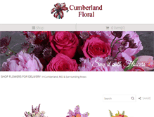 Tablet Screenshot of cumberlandmdflorist.com